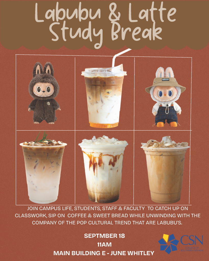 Labubu & Latte Study Break - NLV - College of Southern Nevada