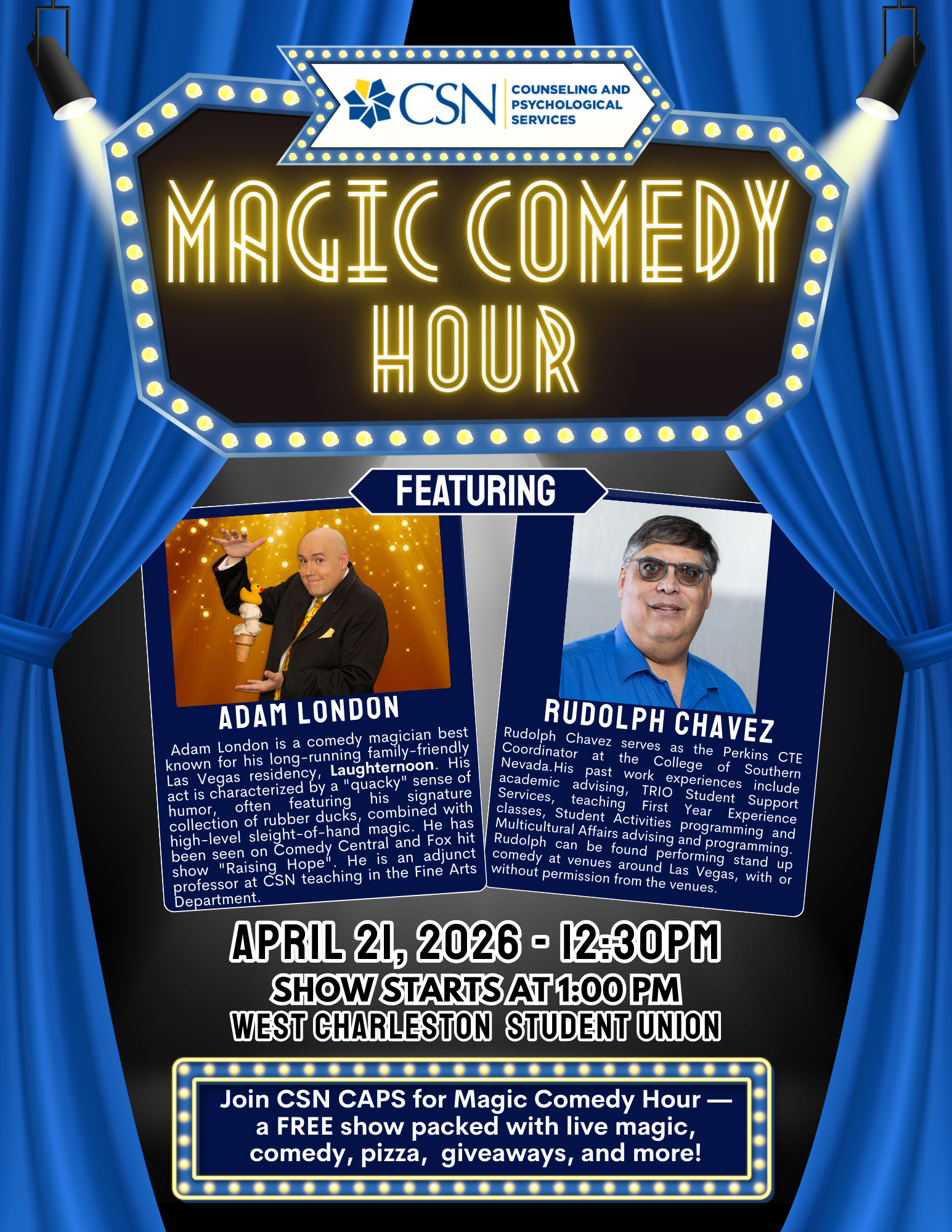 CAPS Magic Comedy Hour WC 4 21 26 2