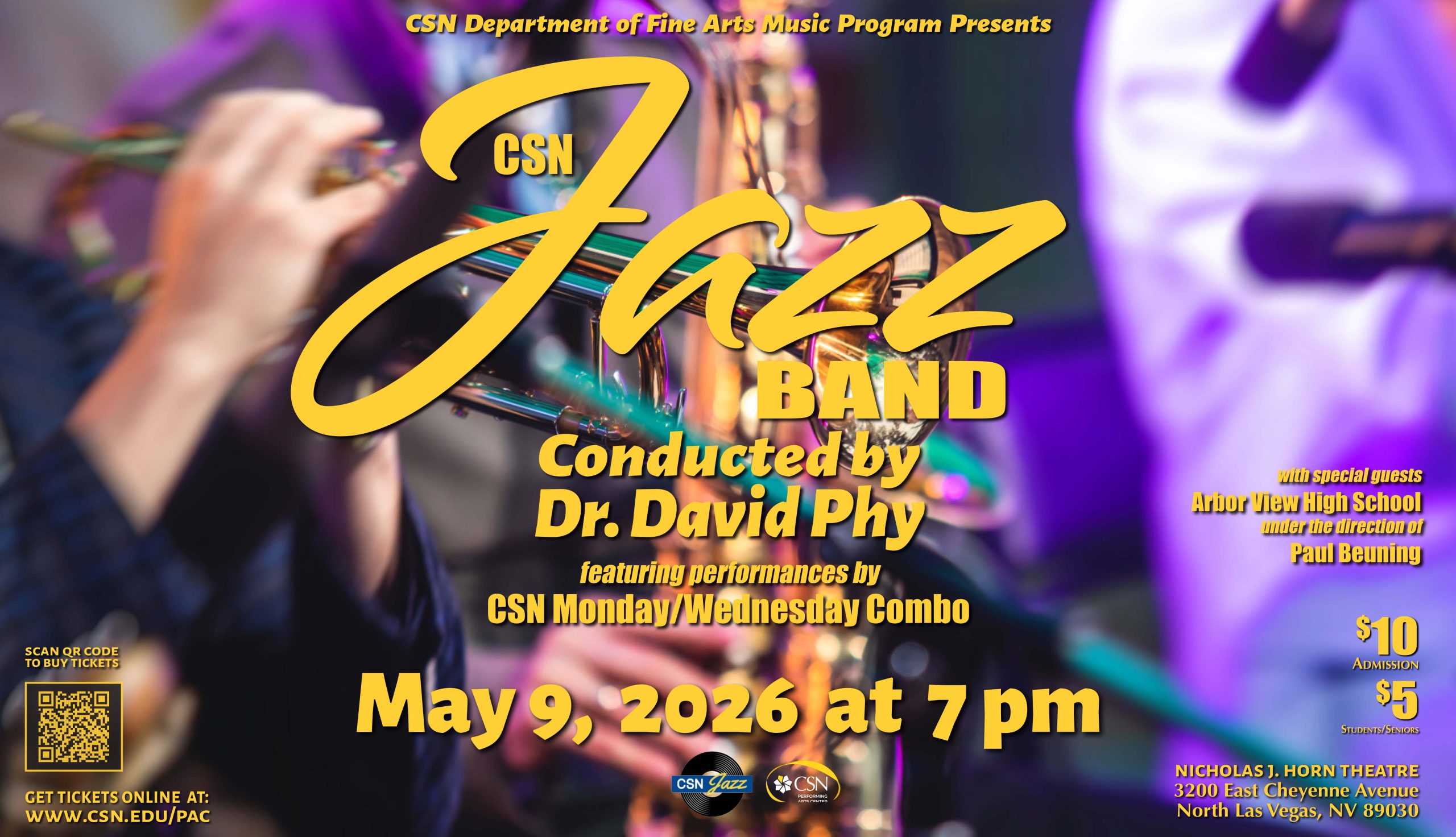 Csn Pac FOR IMMEDIATE RELEASE: CSN JAZZ BAND CONCERT MAY 9TH - College of ...
