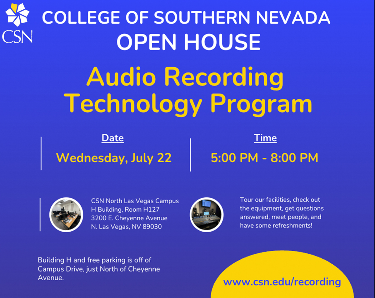 Audio Recording Open House