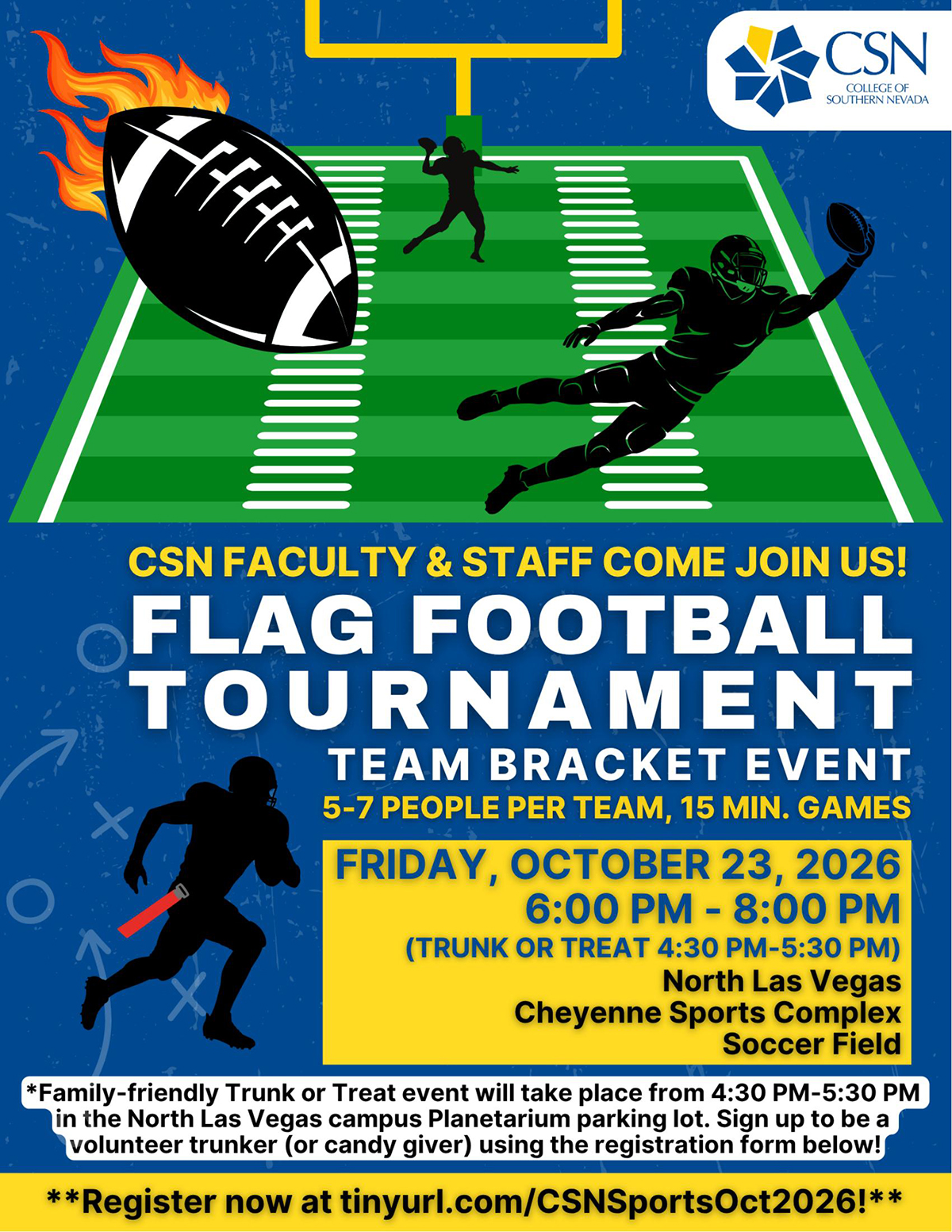 Fall 2026 Faculty Staff Flag Football Tournament
